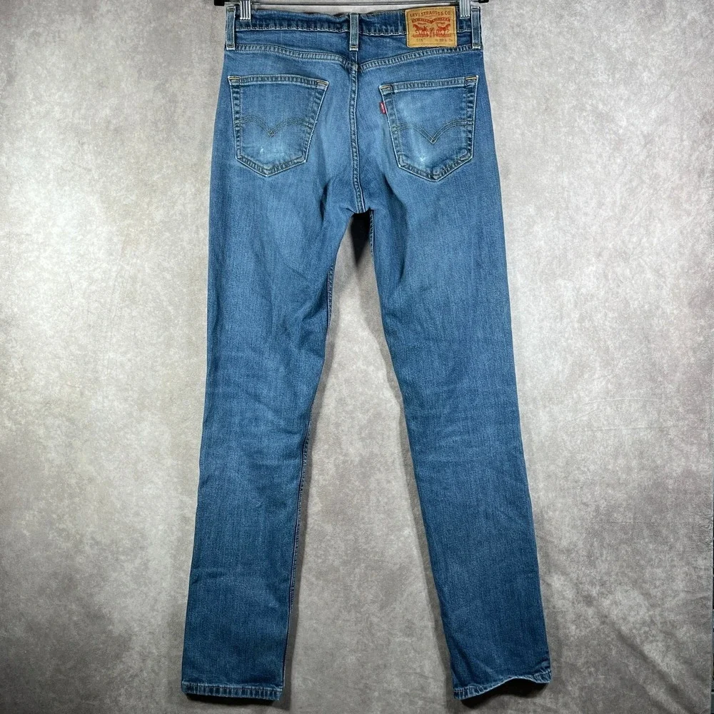 Levi's 511 Jeans Mens Size 32X34 Blue Medium Wash Denim Straight Leg‎ Everyday